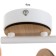 Thauon chandelier 5he14 40w is white 56x56x16 cm