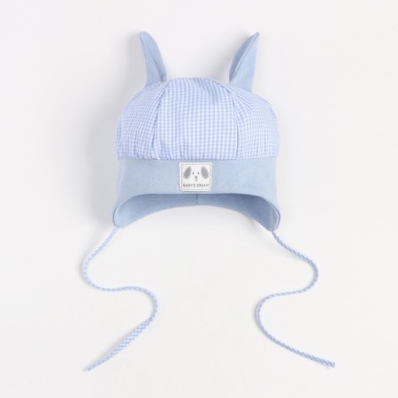 Children's hat, blue color, size 42-44