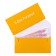 Money envelope "On Birthday!" SOFT-Tach, yellow background, 8.3 x 16.2 cm