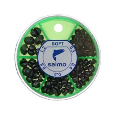 Грузила Salmo дробь soft, набор №1, 5 секций, 0.3-1.2 г, 60 г