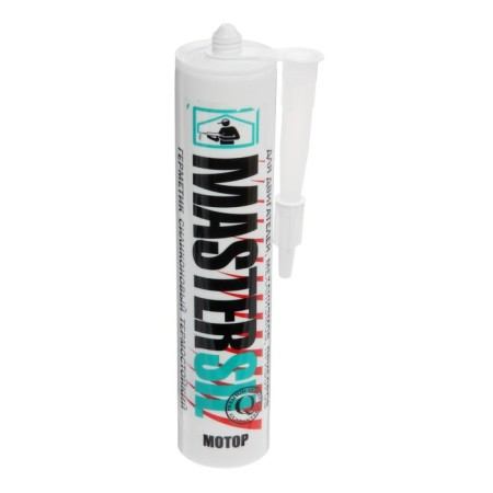 Sealant Mastersil Motor, silicone, heat -resistant +250C, red, 310 ml
