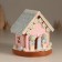 Souvenir Polystone Light "Gingerbread House with Greens" Sephire 12.5x12.5x12.5 cm