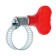 Chervyki clamp with the "lamb" Zein, through shock, diameter 11-20 mm, galvanized