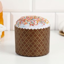 Paper form for cupcake, muffins and kulich 