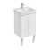 Tumbing under the Aquaton sink Scandil Doors, 45 cm, color white gloss, white matte