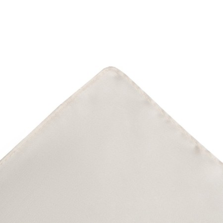 The scarf is plain, the color is milk, size 70x70-1