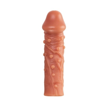 Kokos nozzle is realistic with additional stimulation, TPE, bodily, 15.6 cm-1