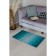 Bathroom mat “Lazurny”, 50 × 80 cm, blue color