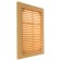 Ventilation ERA 1825 r, 253x183 mm, with a grid, detachable, beige color