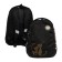 Youth backpack 40 x 29 x 20 cm, Grizzly, ergonomic back, laptop department, black