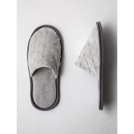 Slippers women closed nose, size 39-41, color gray color-3