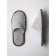 Slippers women closed nose, size 39-41, color gray color