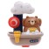 Bath watering can on suction cup "Bear"