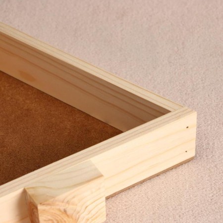 Kashpo wooden "Box Christmas tree with a triangle", array, 32 × 23 × 4.5 cm-2