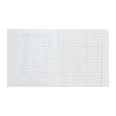 Notebook of 46 sheets in the daring algebra cage, covering cartoon, matte lamination, selective varnish, with reference information-1