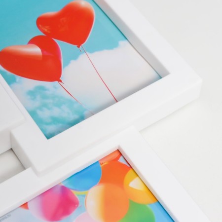 Multipher "Love" collage in 8 photos 10x15 cm, white-2