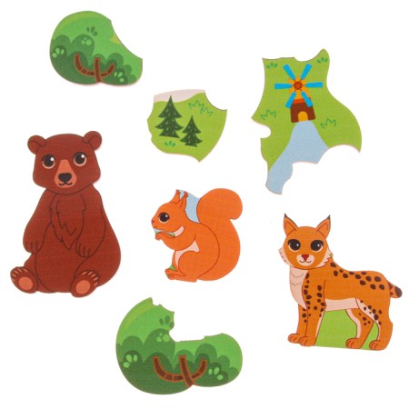 Головоломка «Животные Евразии»-6