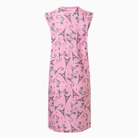 Night shirt female, pink color, size 48-6