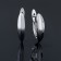 SHVESS "Boomerang", silver color