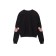 Female sweatshirt CONTE ELEGANT, XXS size, Black-Dusty Rose color