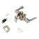 Standard latch 8531 PS AB, bronze color