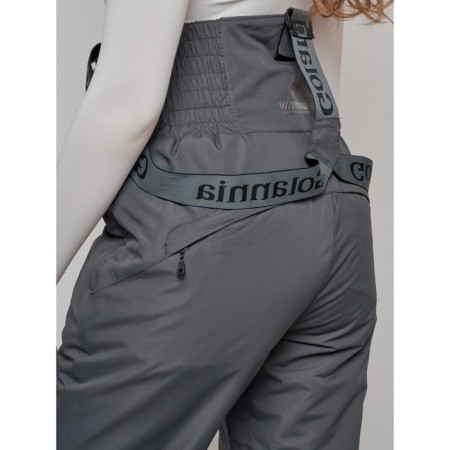 Semicunners of women's winter, size 44, dark gray color-18