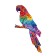 Figure puzzle "Parrot Ara", size S