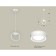 AMBRELLA LIGHT AMBRELLA AMBRIL, TRADITIONAL DIY, XB9101151, GX53, white sand color, white matte