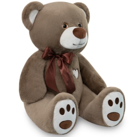 Soft toy "Bear Tom", 65 cm, brown color-1
