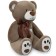 Soft toy "Bear Tom", 65 cm, brown color