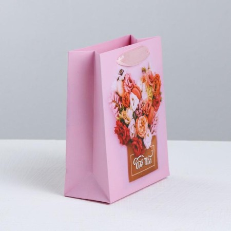 Gift laminated vertical, packaging, “floral joys”, s 12 x 15 x 5.5 cm-2