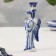 Souvenir "Angel Saw", Small, 13x2.5 cm, Gzhel
