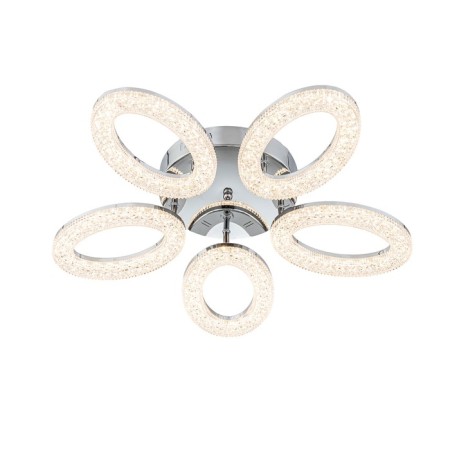 Ceiling light ESCADA, 10283/5LED. 1x120W, LED, 9360LM, 3000/4000/6500K, 600x600x100 mm, chromium color-2