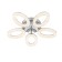 Ceiling light ESCADA, 10283/5LED. 1x120W, LED, 9360LM, 3000/4000/6500K, 600x600x100 mm, chromium color