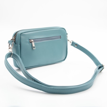 Women's bag over the shoulder Textura, small size, blue color-2