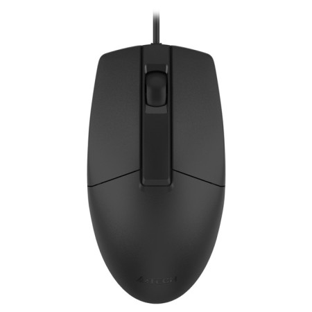 Mouse A4Tech OP-330, optical, wired, 1000DPI, USB, black