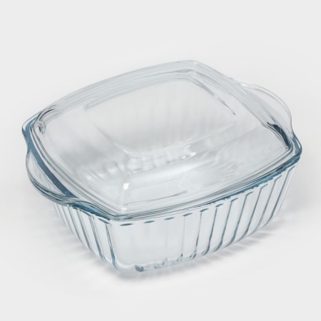 Borcam, 2 l, 23.2 × 23.2 cm, corrugated, corrugated pan.