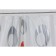 Bacchetta Bolle bathroom curtains, 180 x 200 cm, PVC, gray