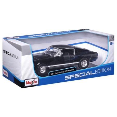MASTO DIE-CAST 1967 Ford Mustang Fastback, 1:18, the color is dark green-11