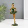 Polystone souvenir "Ballerina in a green pack" 17x6.8x5.5 cm