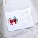 Invitation in the craft envelope for the wedding "Watercolor flowers", 10 x 15 cm