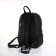 Women's backpack city on lightning, Fidelio Largo, 4 external pockets, black color