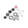Repair set of Masterprof IS. 131298, for Kranbux, universal