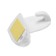 Holder self -adhesive tundra krep, 45x45 mm, white color, 3 pcs. Mix