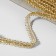 Decorative braid “Chanel”, 8 mm, 10 ± 1 m, gold color