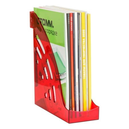Paper tray Vertical Istanm "Expert", tinted, cherry, width 95mm-4