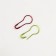 Pins with round end, 22 mm, 60 pcs, colorful color