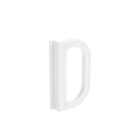 Handle for a mosquito net, plastic white, 250 pcs
