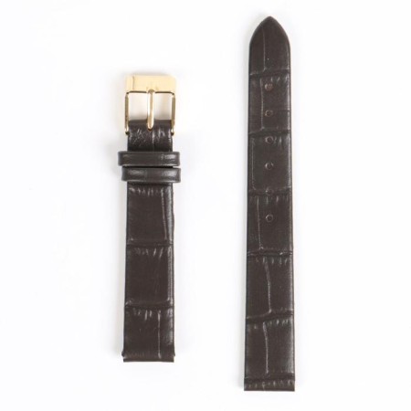 Watch strap, female, 14 mm, harness 70 mm, larynx 105 mm, genuine leather-1