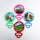 Desktop mirror - suspended "circle", D mirror surface 12.5 cm, color mix